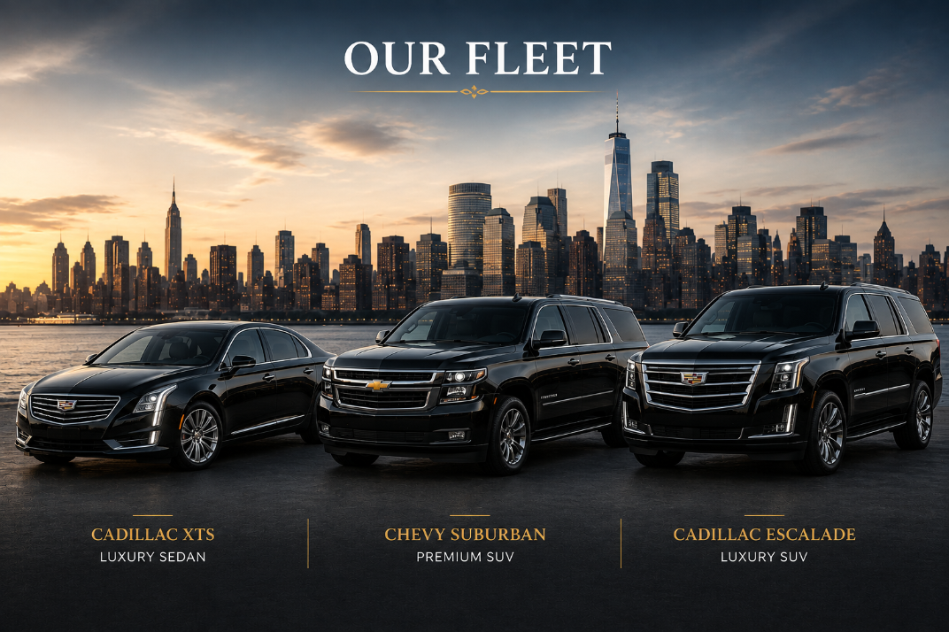 Raja Limousine luxury car service fleet in New York